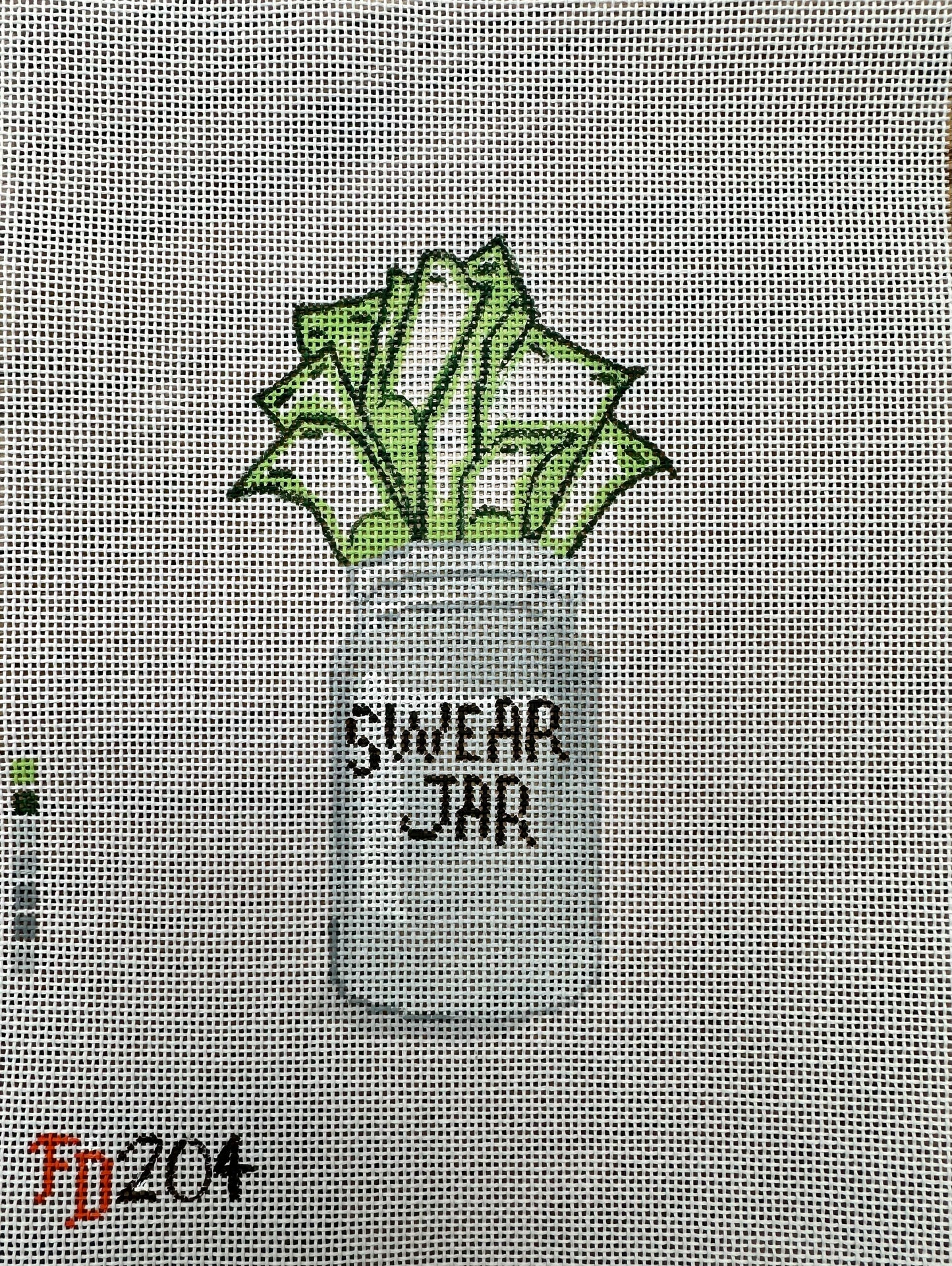 FD204 FULL SWEAR JAR", 3.5” x 6” on 18-mesh