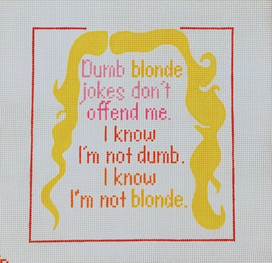 FD80 “DUMB BLONDE”, 8” square on 13 mesh